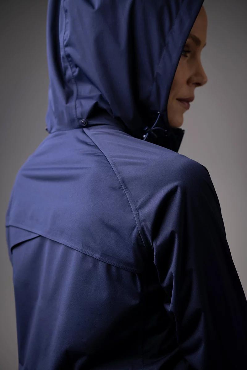The Open Ladies Concealed Hood Lightweight Waterproof Golf Jacket The Open Ladies Concealed Hood Lightweight Waterproof Golf Jacket