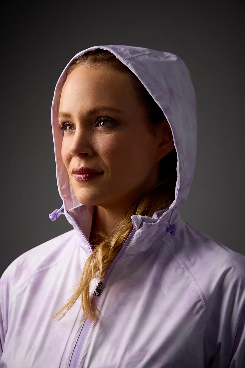 Ladies Concealed Hood Lightweight Waterproof Golf Jacket Ladies Concealed Hood Lightweight Waterproof Golf Jacket
