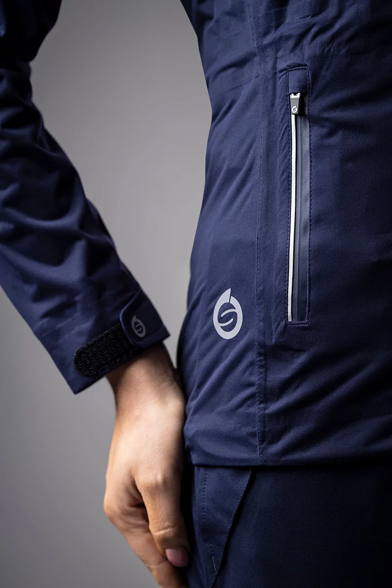 The Open Ladies Concealed Hood Lightweight Waterproof Golf Jacket The Open Ladies Concealed Hood Lightweight Waterproof Golf Jacket