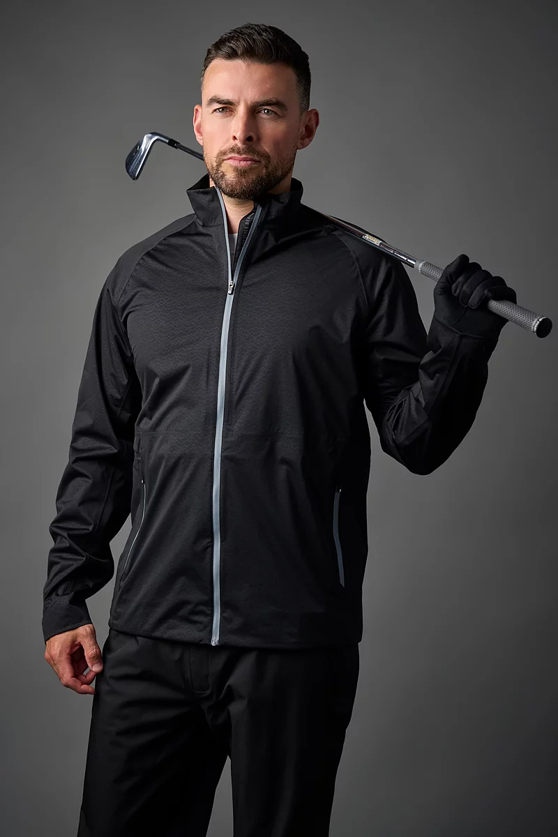 Official Ryder Cup 2027 Mens Whisperdry Lightweight Stretch Waterproof Golf Jacket