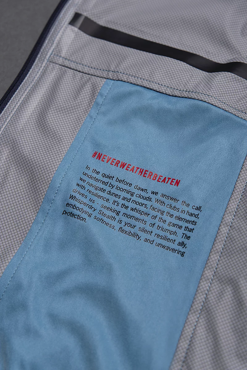 Mens Whisperdry Lightweight Stretch Waterproof Golf Jacket