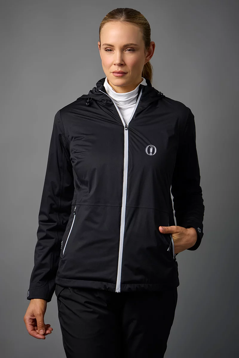 The Open Ladies Whisperdry Fleece Lined Waterproof Golf Jacket