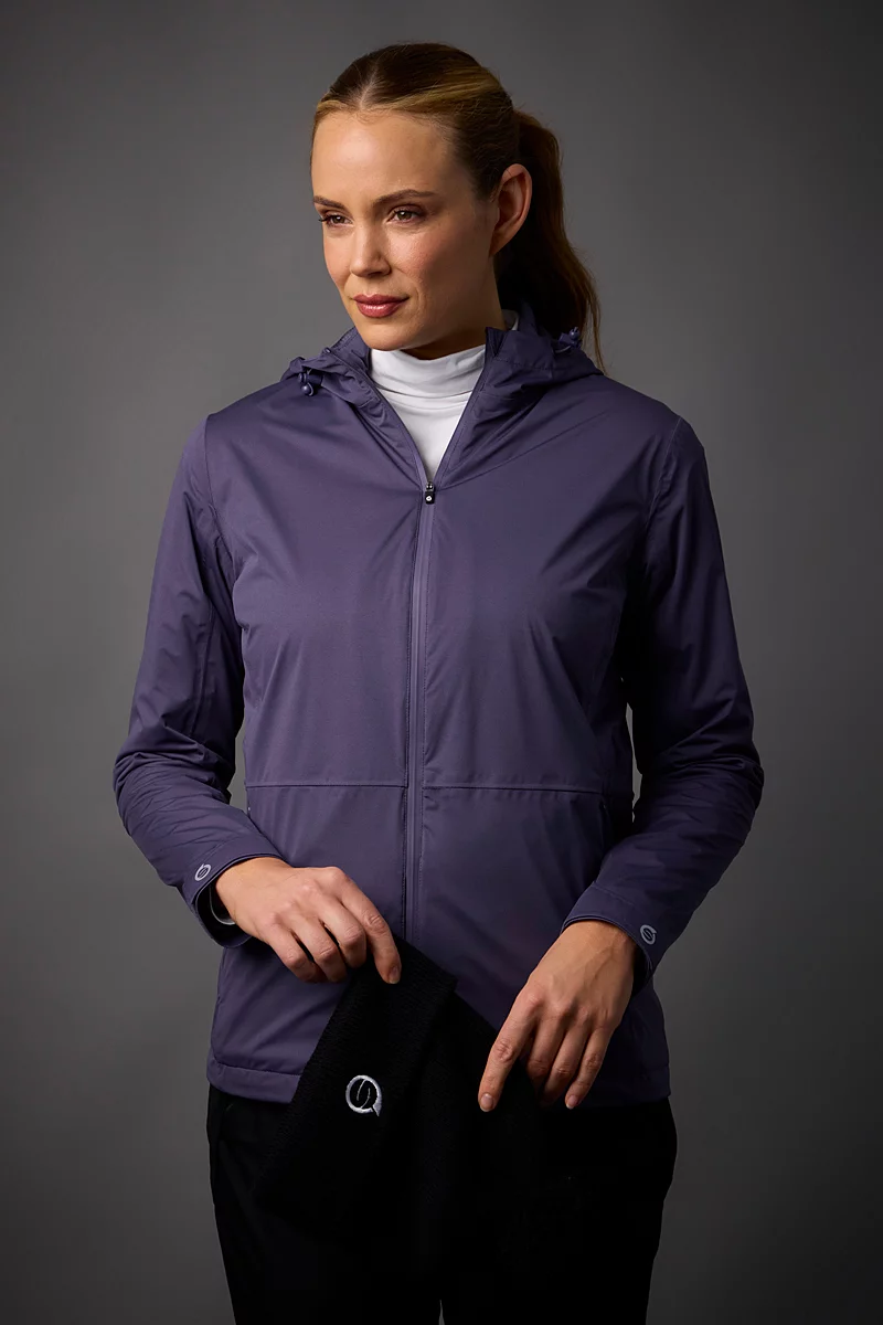 Official Ryder Cup 2027 Ladies Whisperdry Fleece Lined Waterproof Golf Jacket
