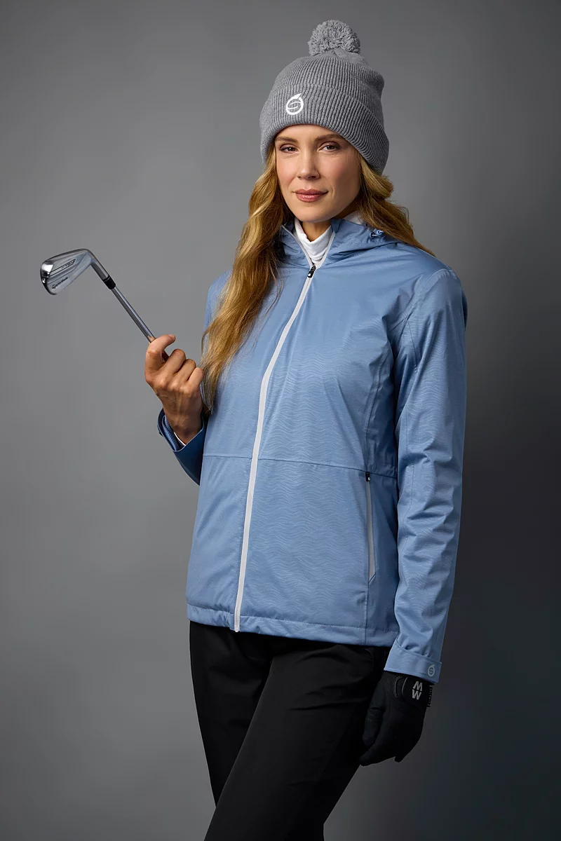 Official Ryder Cup 2027 Ladies Whisperdry Fleece Lined Waterproof Golf Jacket