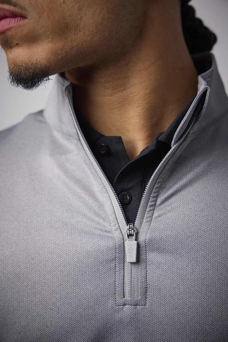 The Open Mens Quarter Zip Lightweight Performance Golf Midlayer