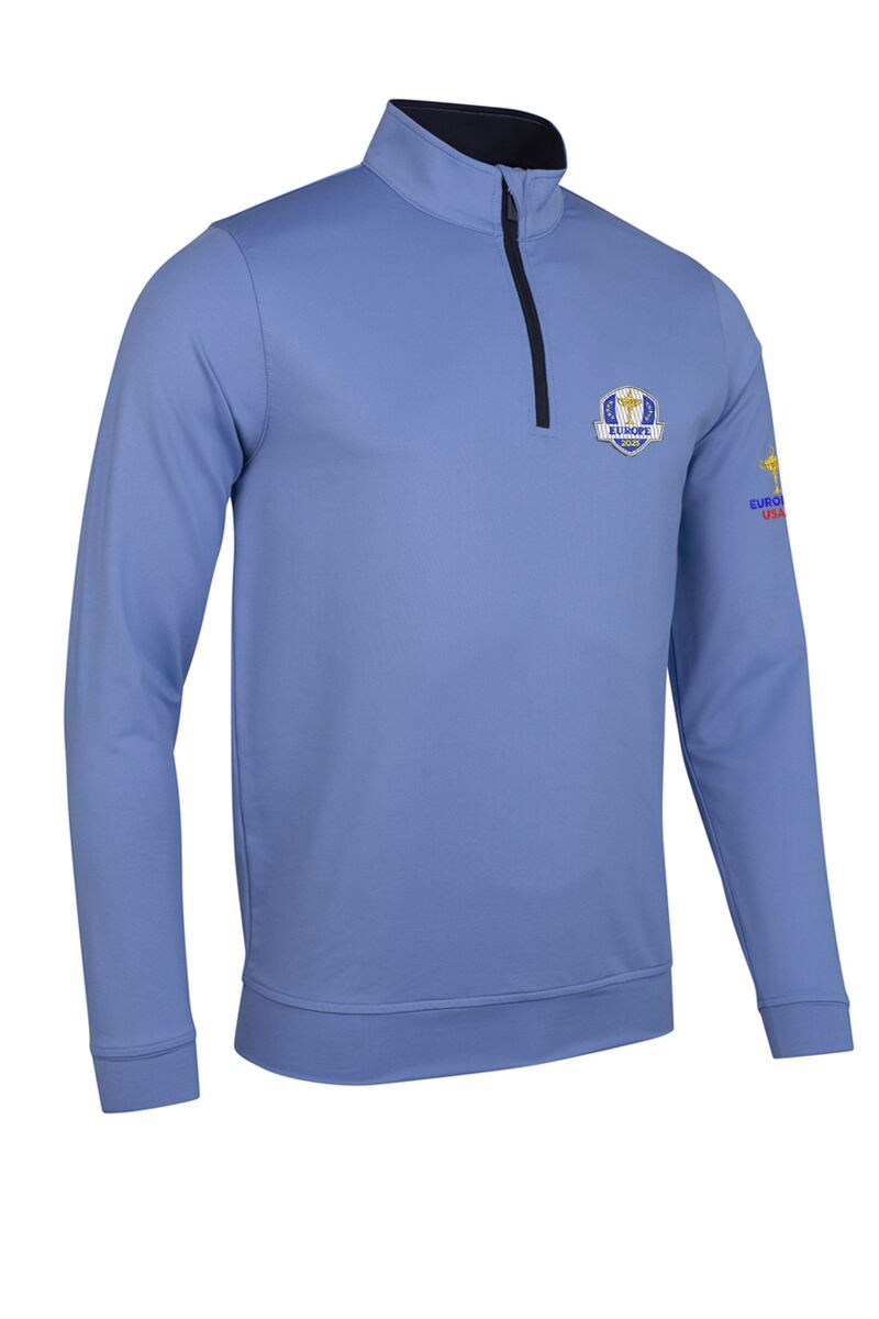Official Ryder Cup 2025 Winners Mens Quarter Zip Lightweight Performance Golf Midlayer Official Ryder Cup 2025 Winners Mens Quarter Zip Lightweight Performance Golf Midlayer