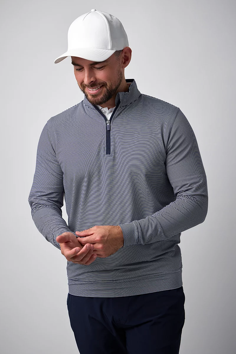 Official Ryder Cup 2027 Mens Quarter Zip Lightweight Performance Golf Midlayer