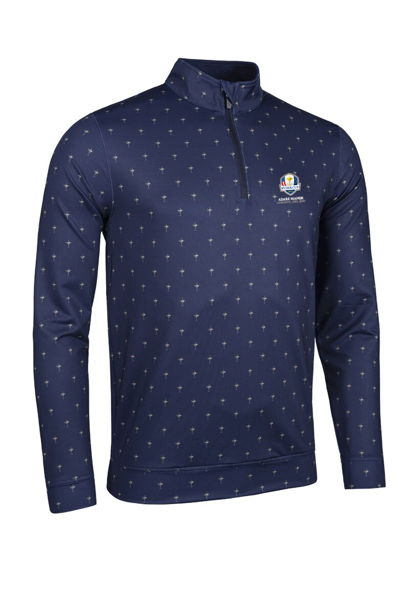 Official Ryder Cup 2027 Mens Quarter Zip Lightweight Performance Golf Midlayer Official Ryder Cup 2027 Mens Quarter Zip Lightweight Performance Golf Midlayer