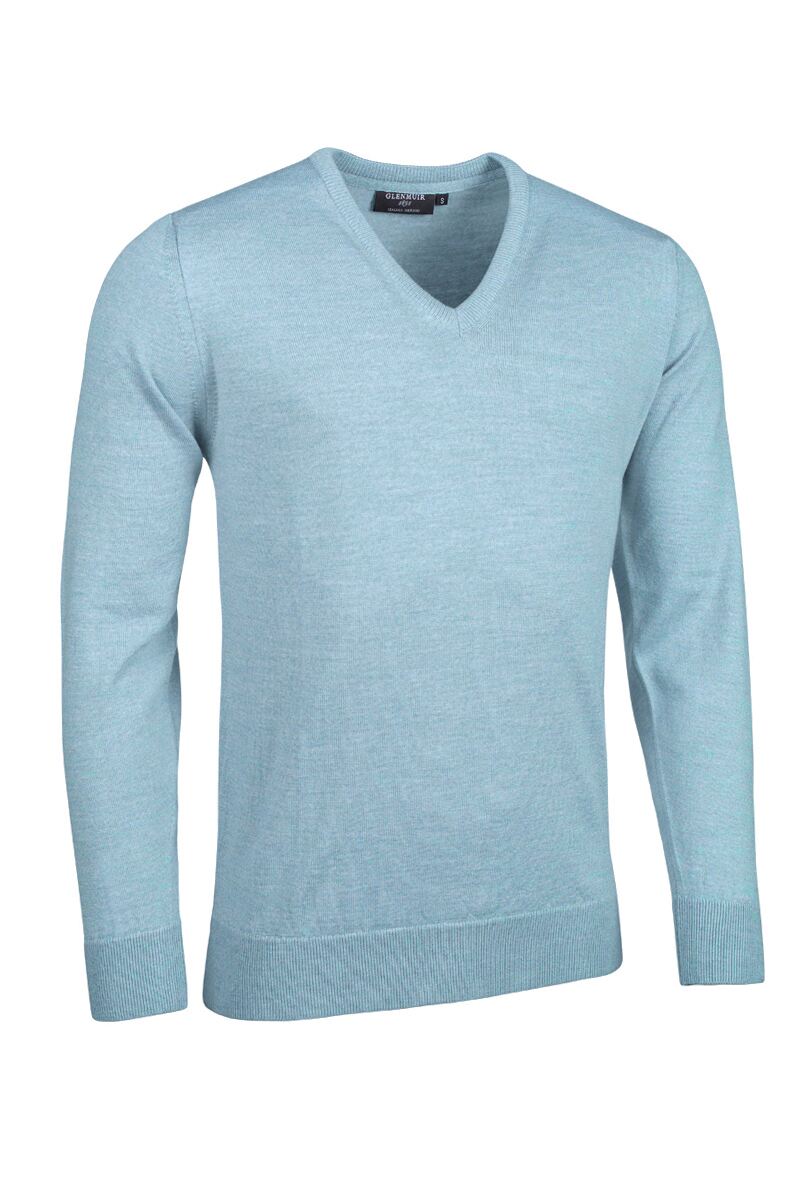 Mens V Neck Merino Wilkie Golf Sweater