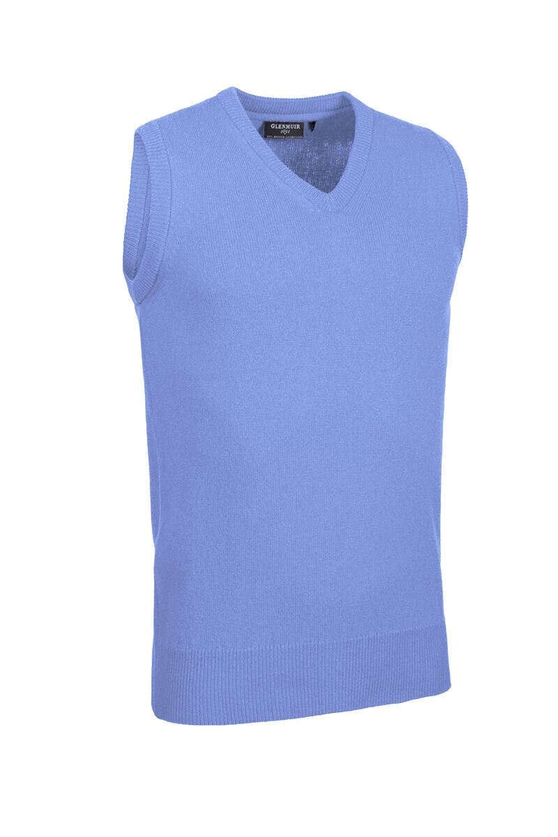 Mens V Neck Lambswool Midweight Golf Slipover Mens V Neck Lambswool Midweight Golf Slipover