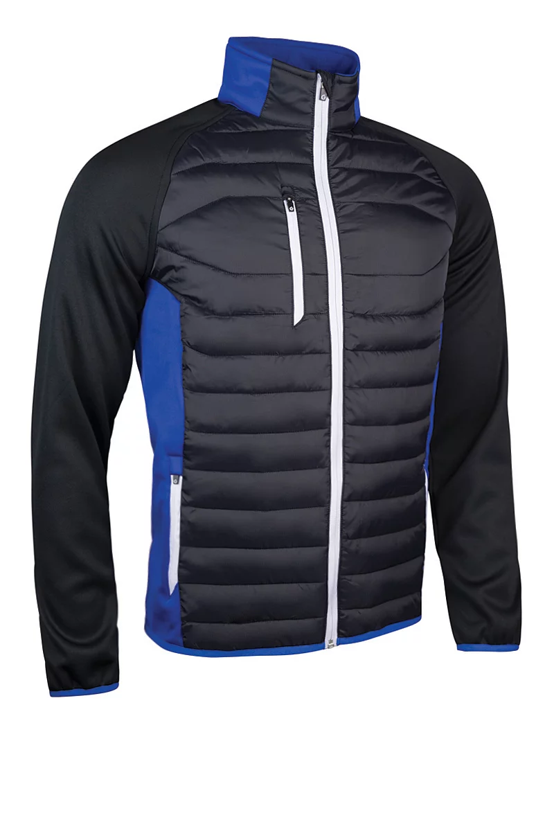 Full Zip Padded Stretch Panel Sleeves Performance Golf Jacket Sale