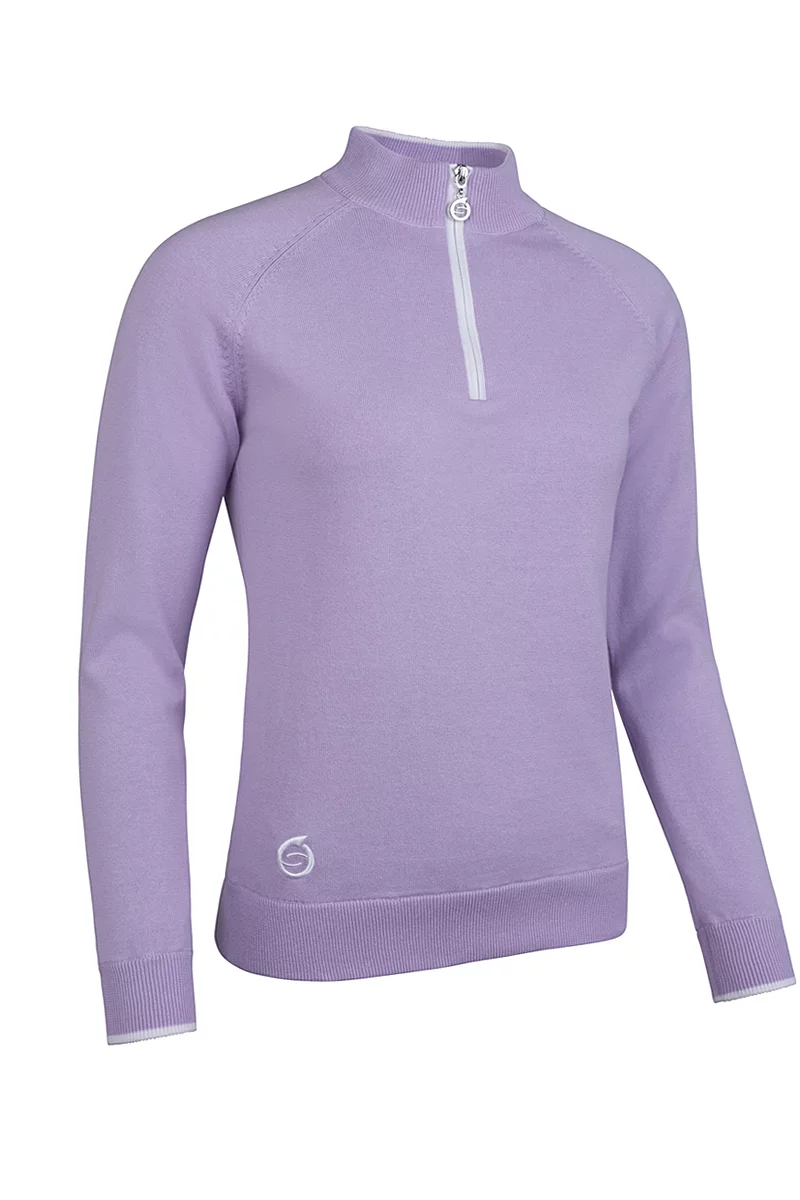 Ladies Lined Cotton Zonda Golf Sweater