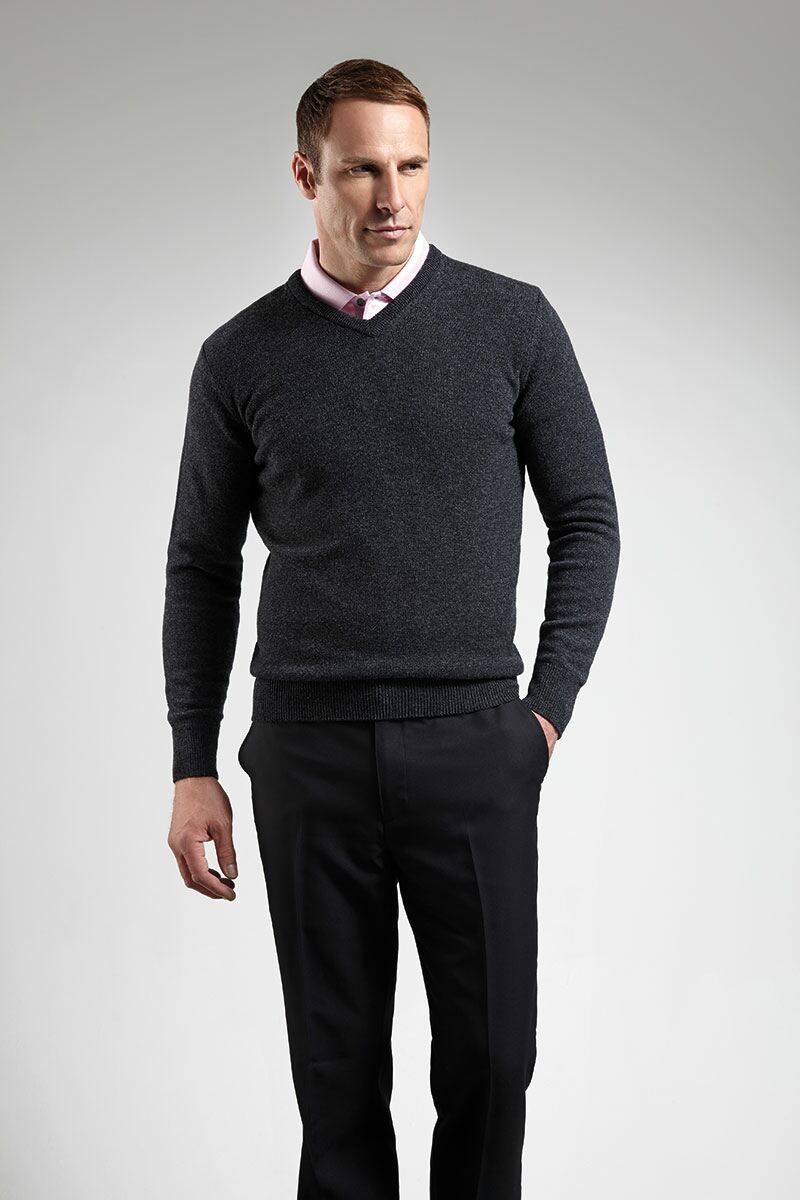 2015 men cardigan Fashion sweater Flat knitted Full V Neck