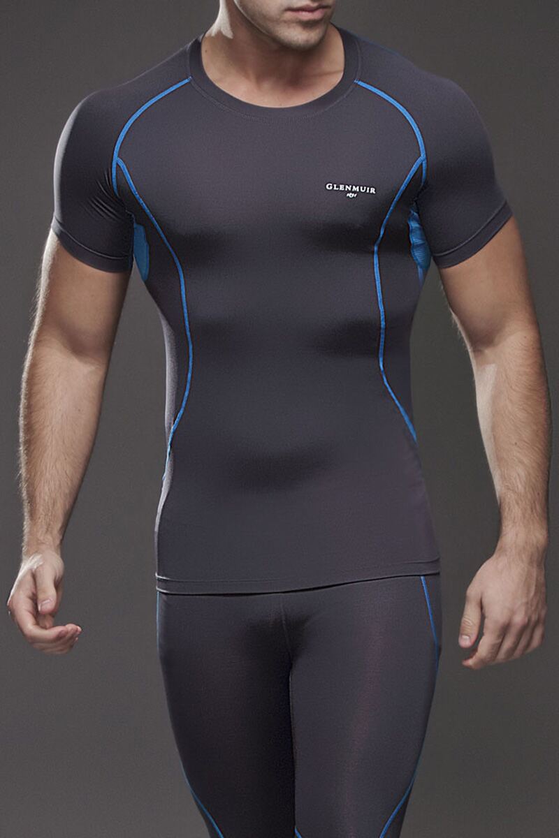 Mens Short Sleeved Compression Golf Base Layer