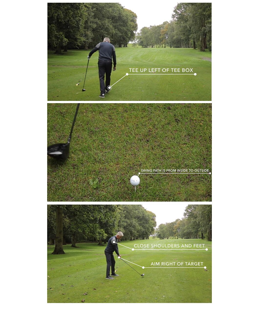 How to play a draw from the tee How to play a draw from the tee