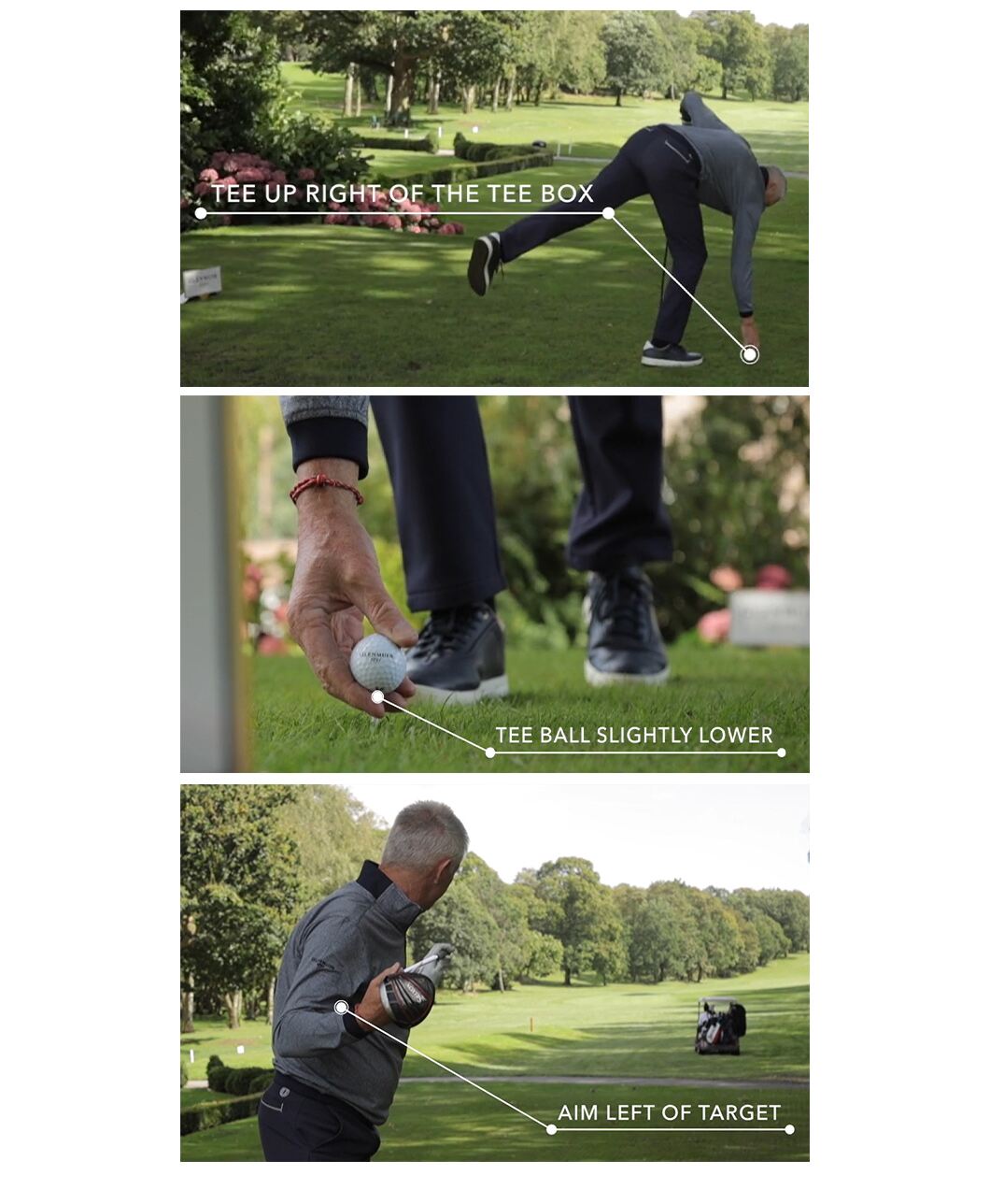 How to play a fade from the tee How to play a fade from the tee