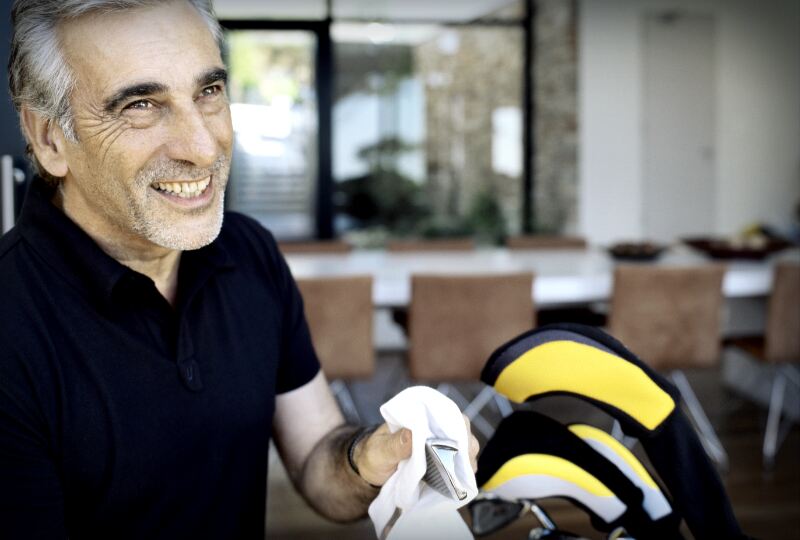 Clean clubs: Use the time to get your clubs looking spick and span