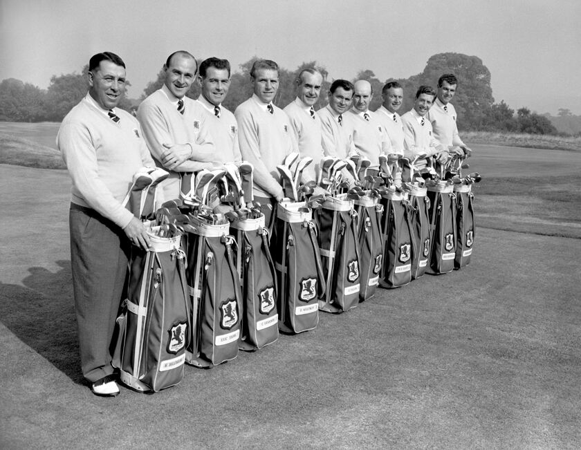 Harry Bradshaw (further left) pictured without beer bottle. PA Archive