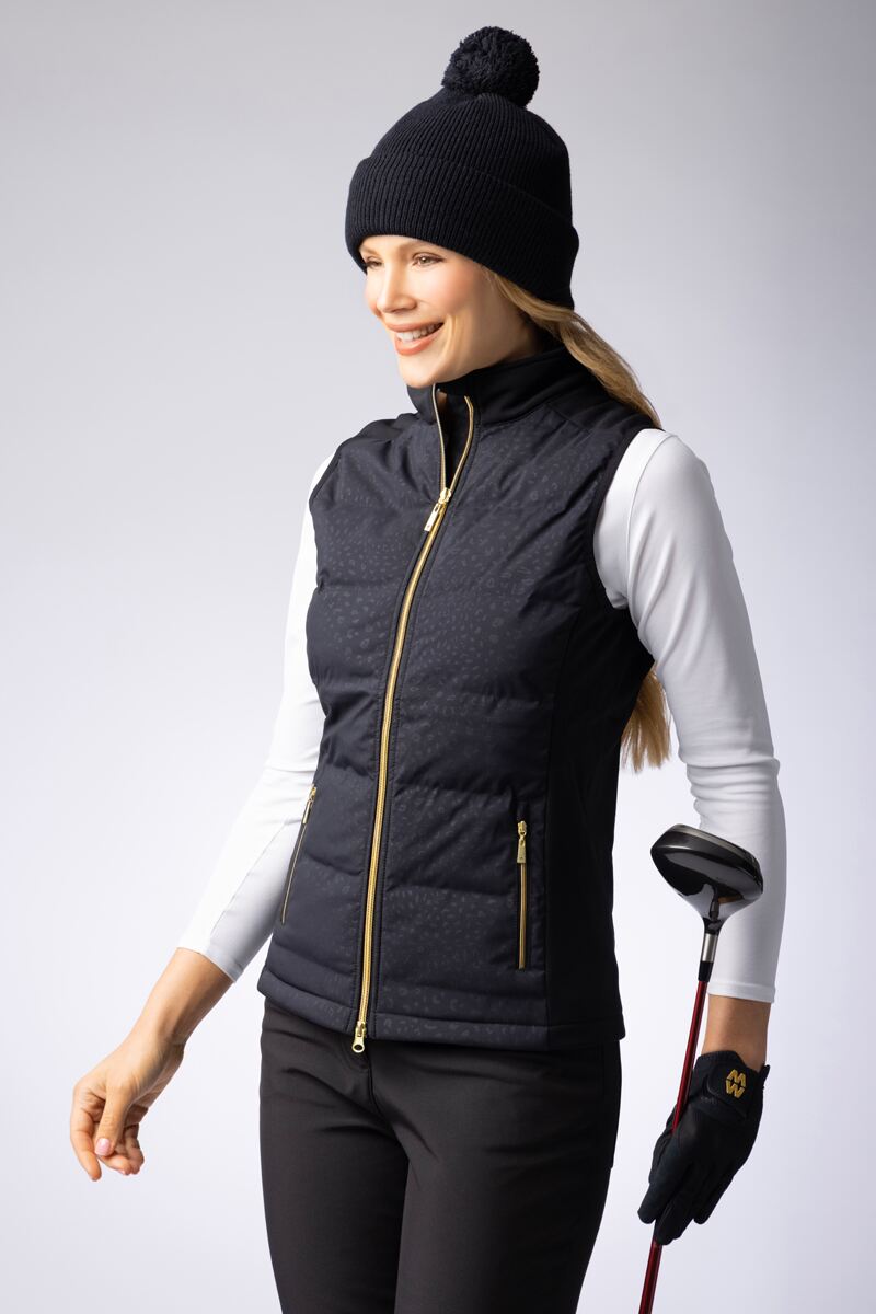 Ladies Zip Front Ayla Padded Golf Gilet