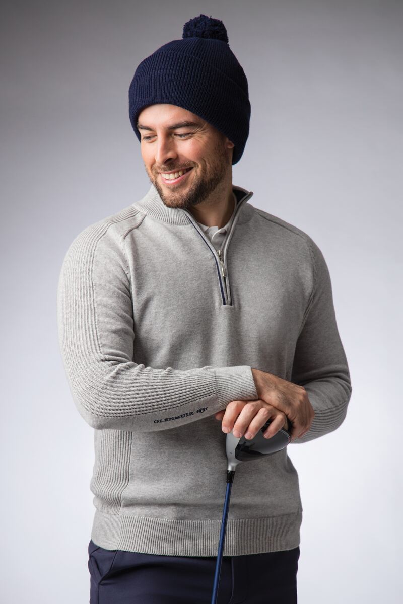 jumper with zip neck