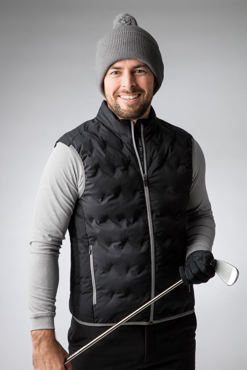 Mens Zip Front Bute Padded Golf Gilet