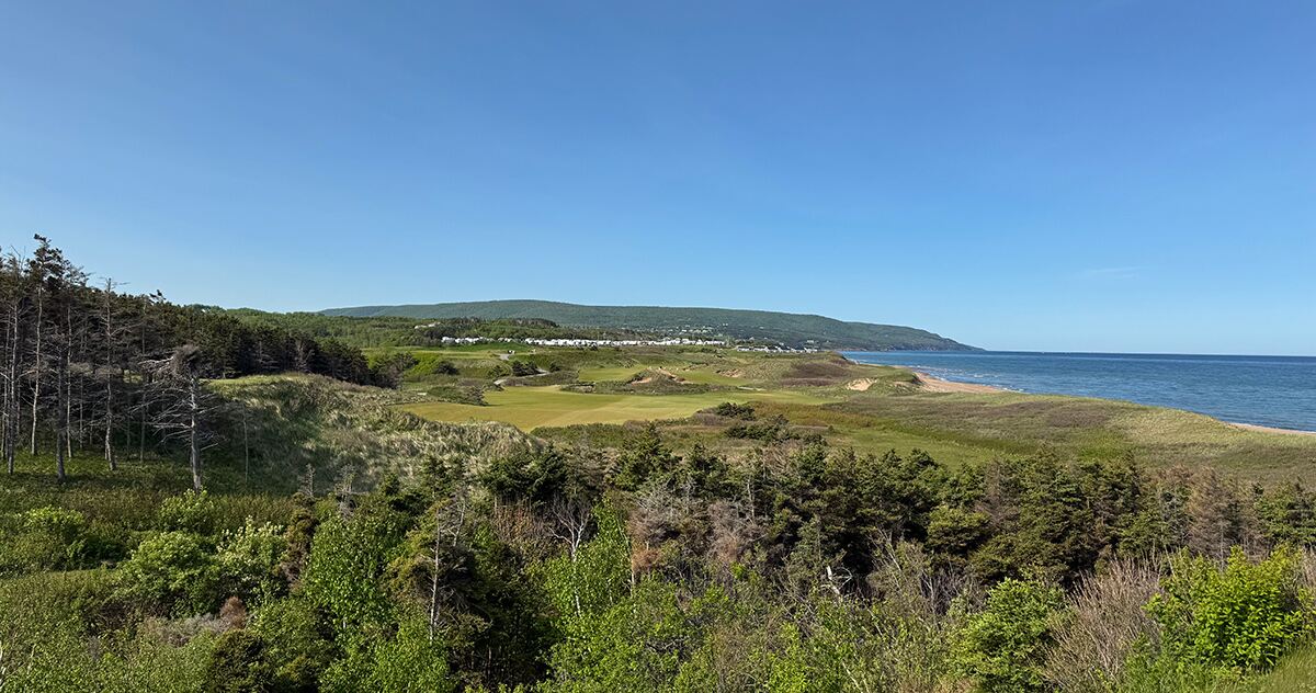 Cabot Cliffs 2nd Hole Can You Spot The Lobster Shape
