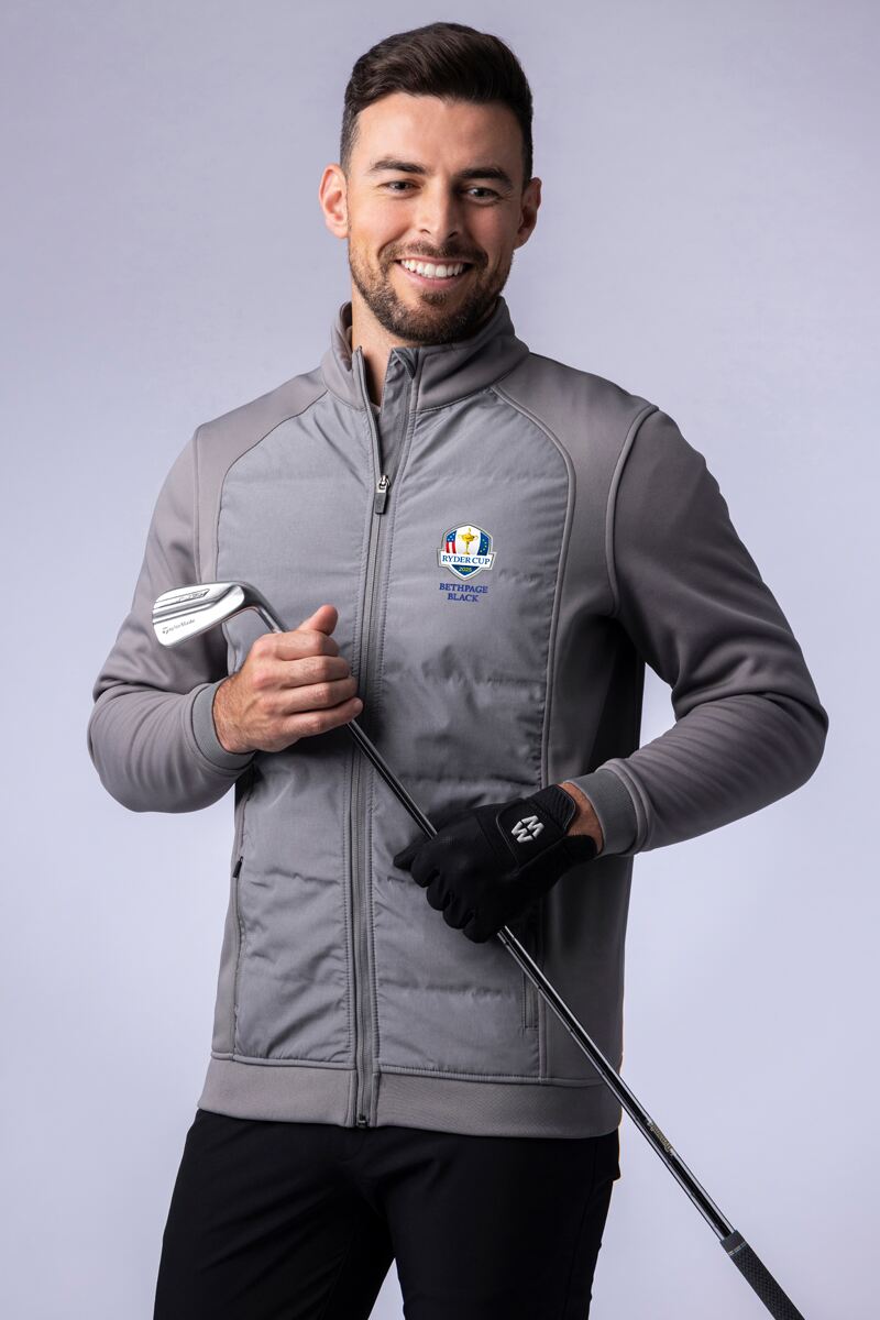 Official Ryder Cup 2025 Mens Zip Callander Padded Golf Jacket