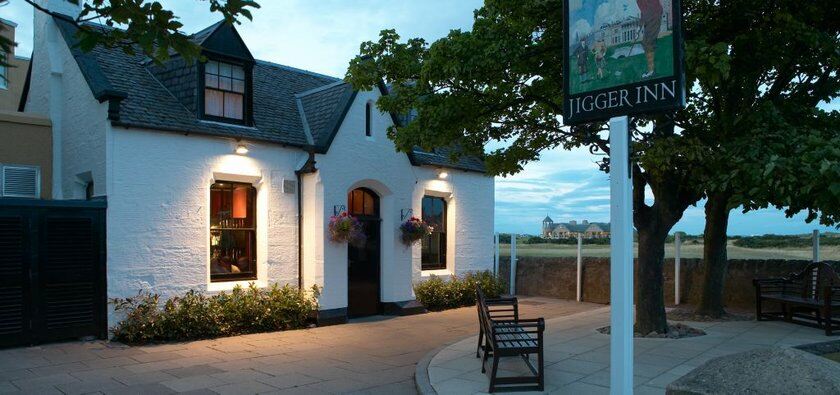 The cosy Jigger Inn in St Andrews. 