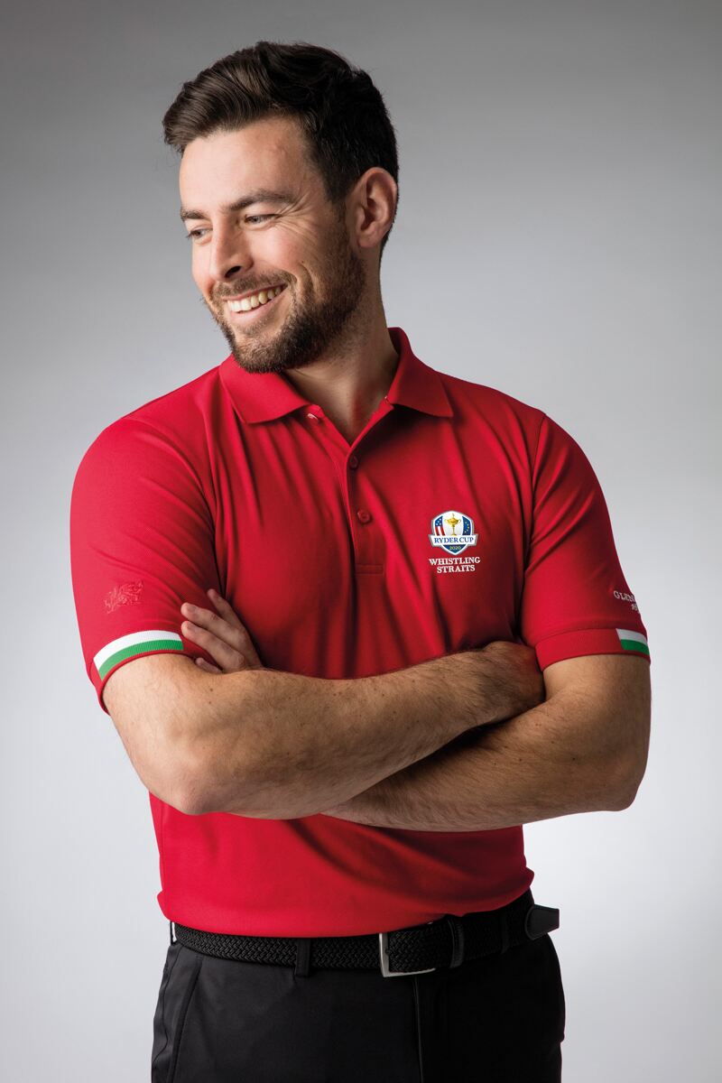 Official Ryder Cup 2021 Mens Welsh Performance Conwy Golf Shirt