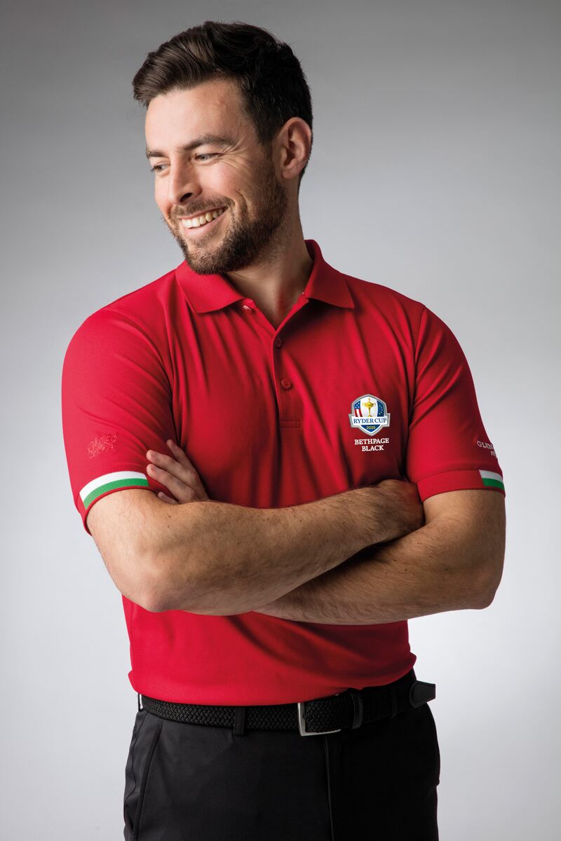 Official Ryder Cup 2025 Mens Welsh Performance Conwy Golf Shirt