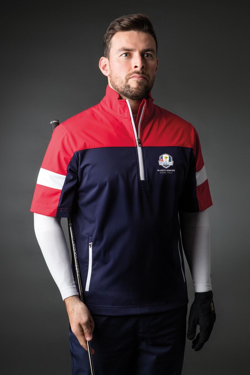 Official Ryder Cup 2023 Mens Zip Half Sleeved Golf Windshirt