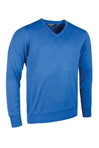 GLENMUIR MENS V NECK COTTON GOLF SWEATER