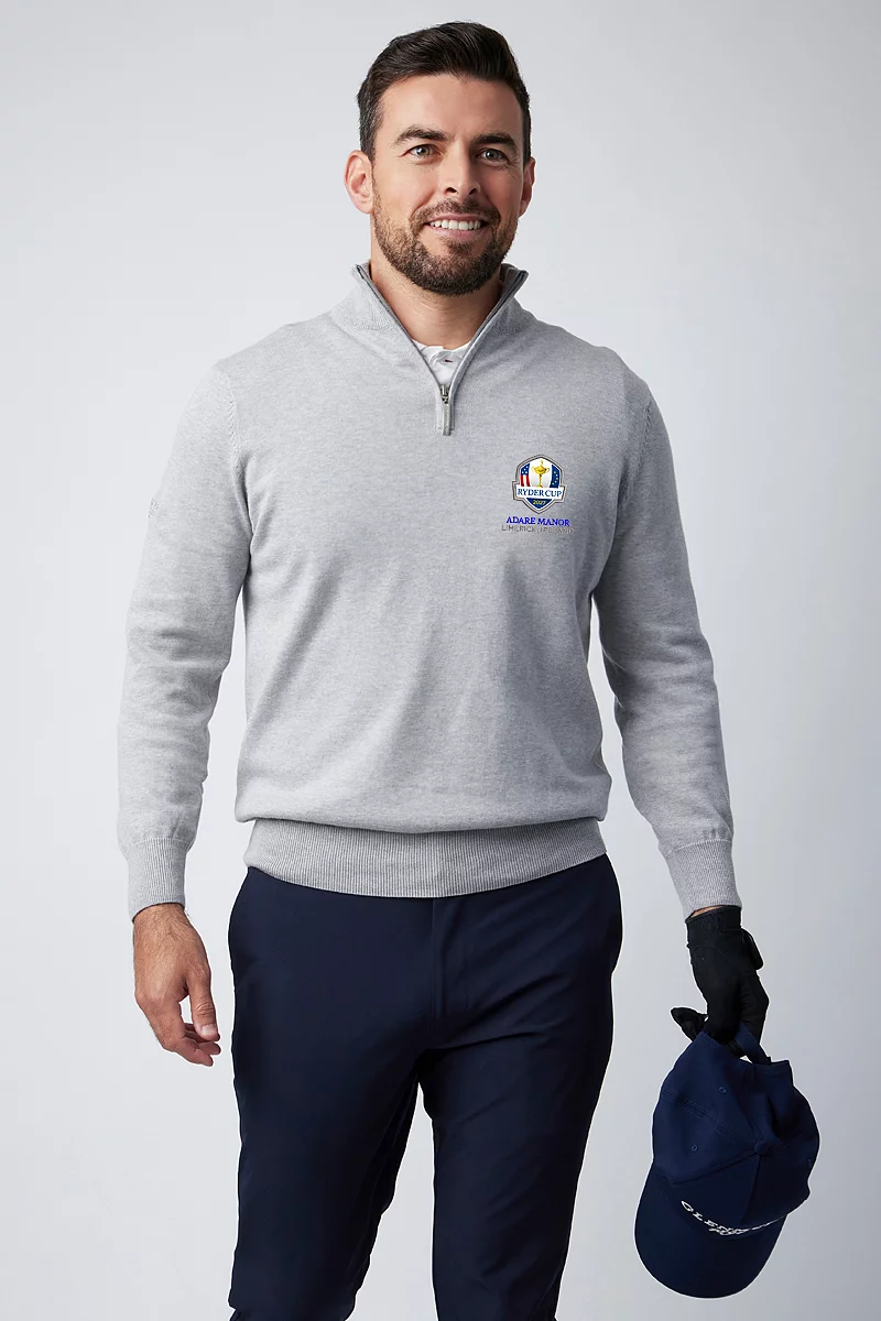 Mens Cotton Devon Ryder Cup Golf Sweater