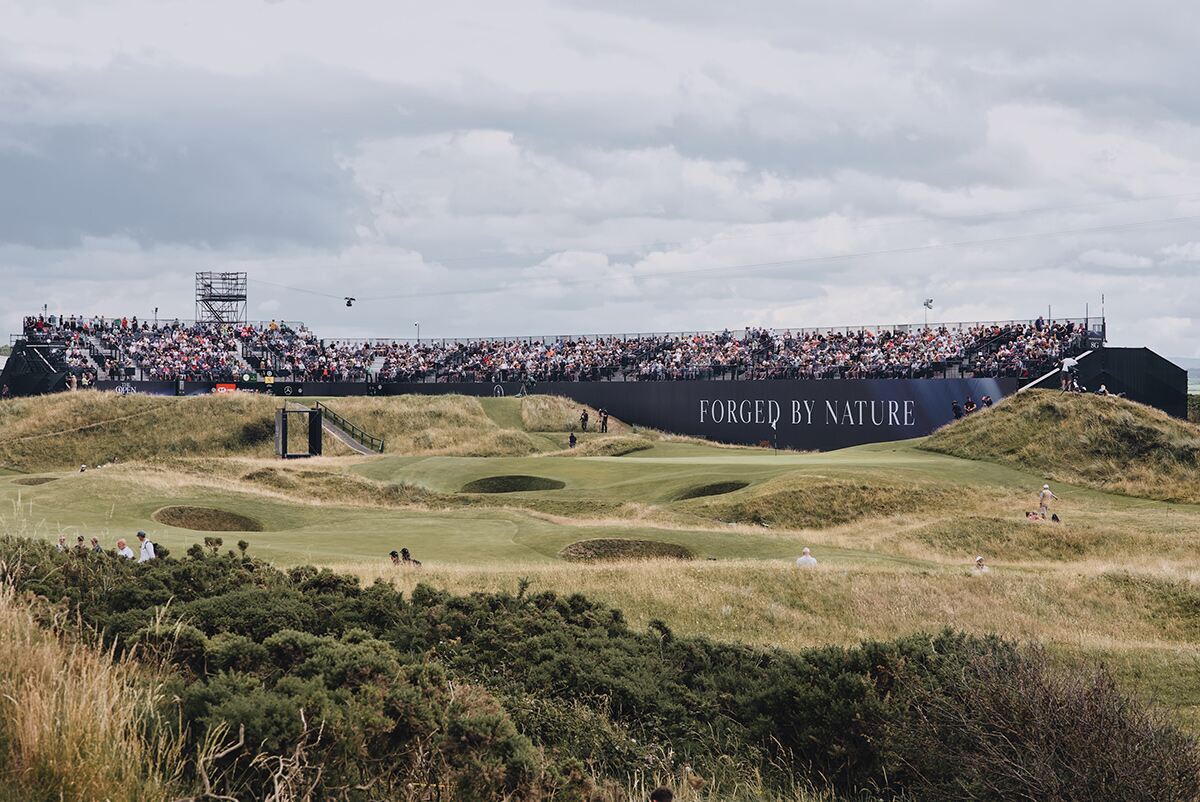 Dramatic landscape at Royal Troon, an Open venue