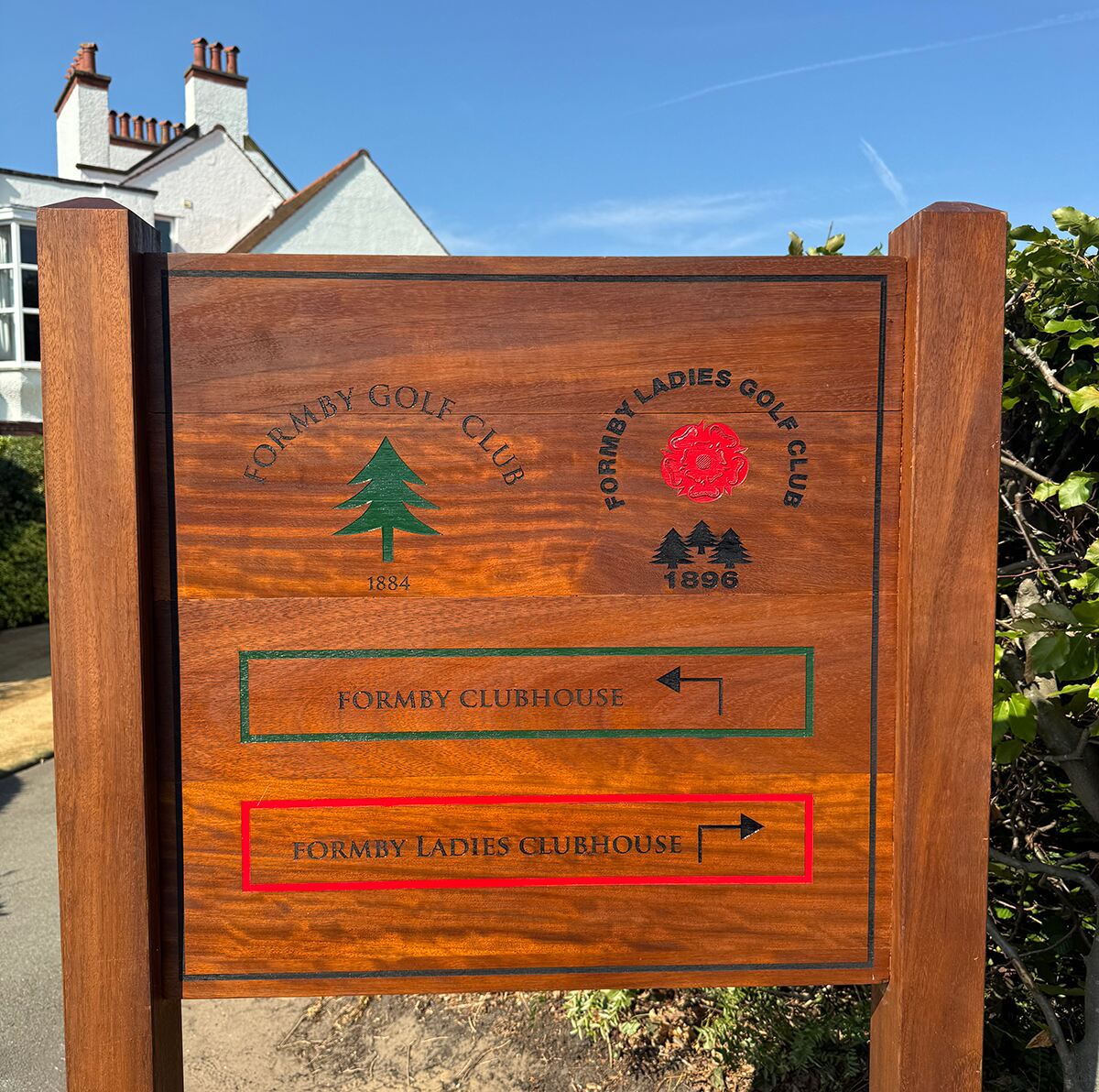 Formby Golf Club: pines, revetted sand and a hippo with a steel tooth