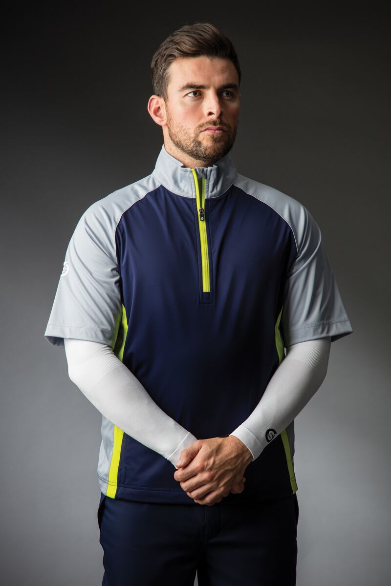 half sleeve golf windshirt