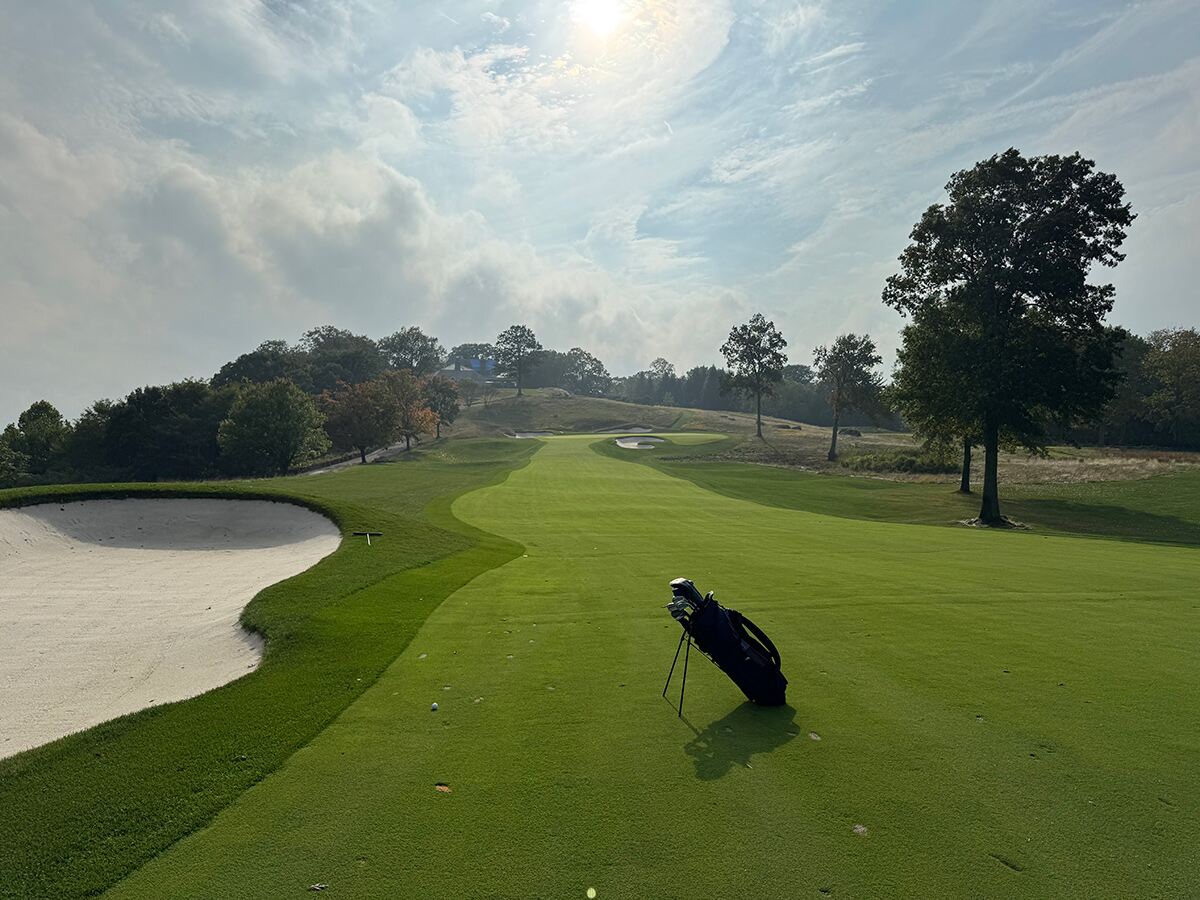 Sunshine on a fairway at Hudson National Golf Club