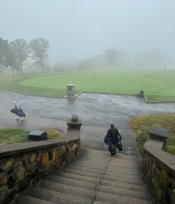 Mist on course at Hudson National Golf Club