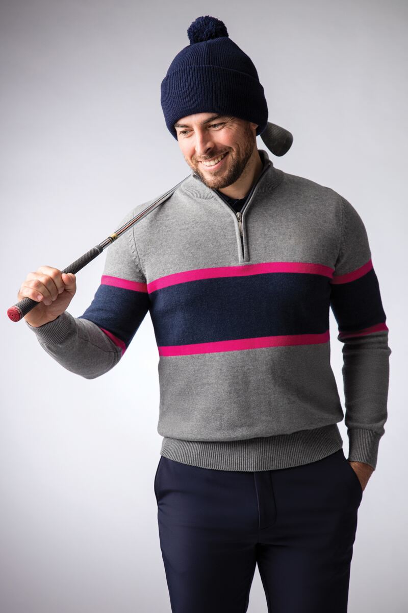 glenmuir zip neck sweater