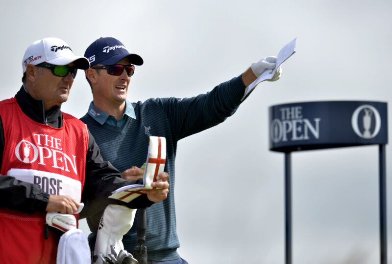 Justin Rose was 2015’s nearly man. Owen Humphreys/PA Wire