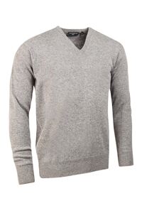 GLENMUIR MENS V NECK LAMBSWOOL GOLF SWEATER