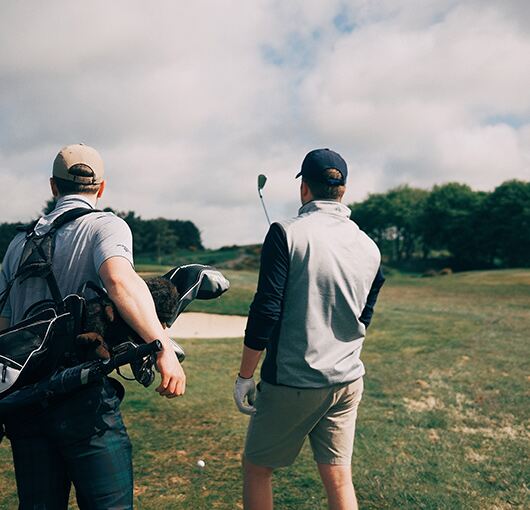 On course at Lanark Golf Club