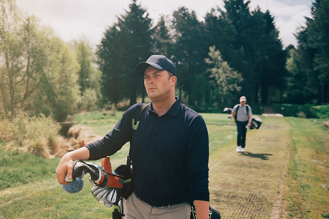 On course at Lanark Golf Club