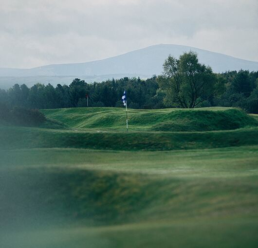 On course at Lanark Golf Club