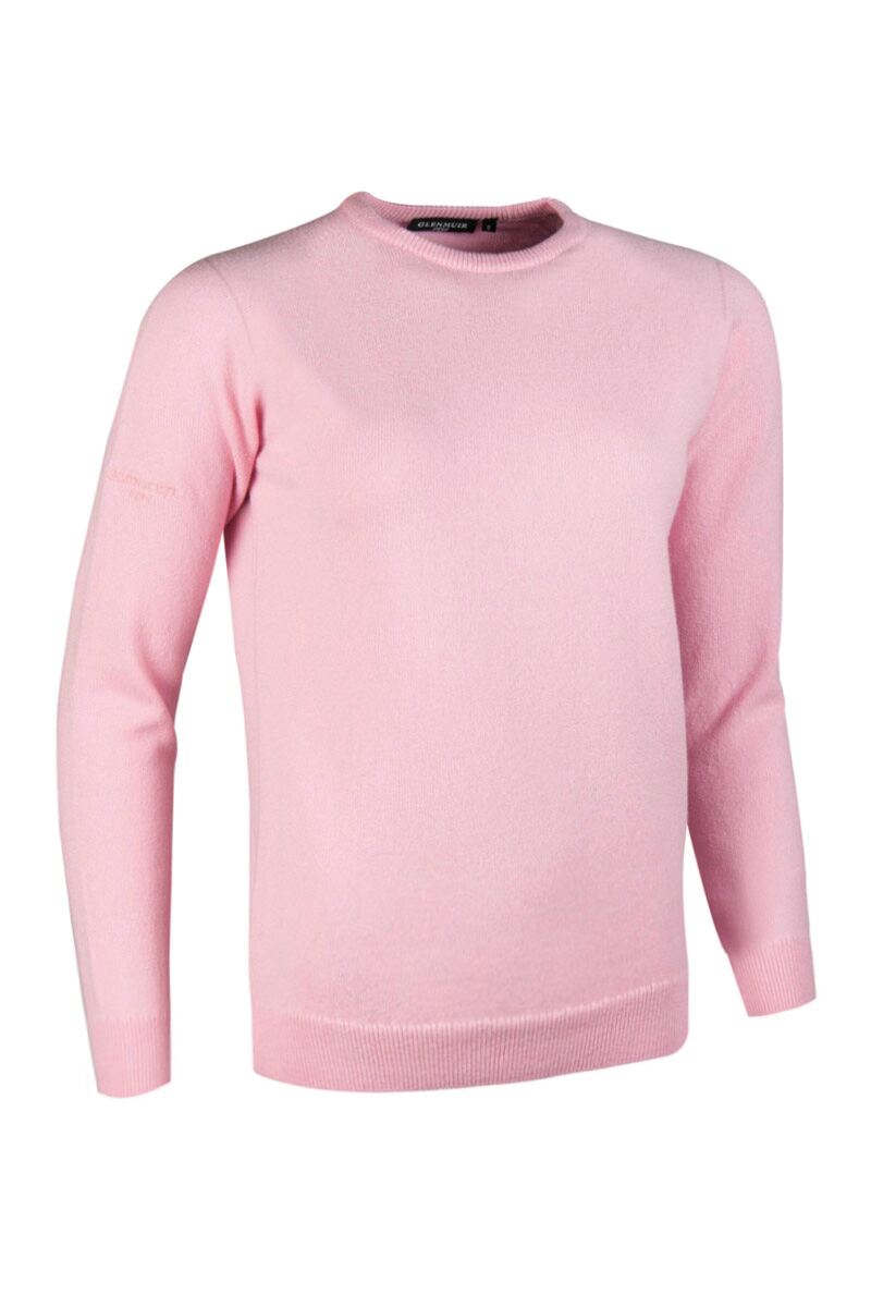 Ladies Glenmuir Crew Neck Lambswool Golf Sweater