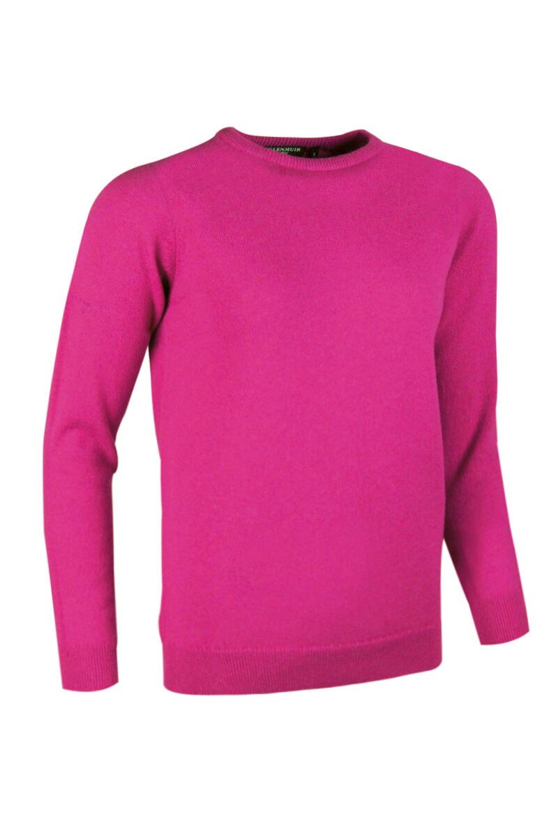 Ladies Glenmuir Crew Neck Lambswool Golf Sweater