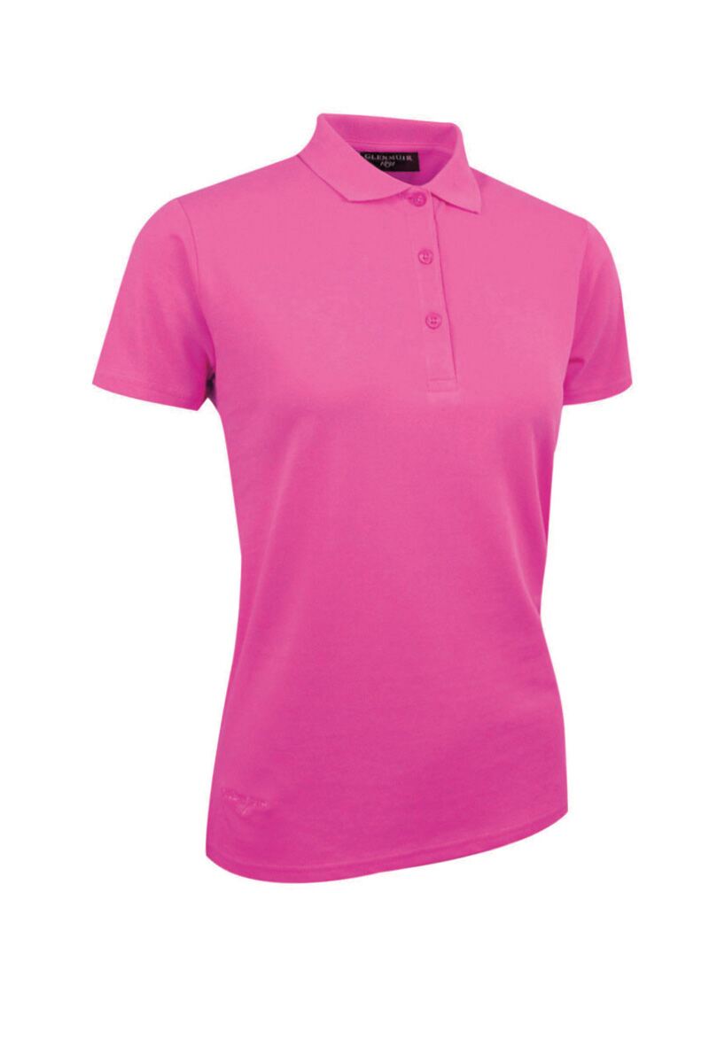 Ladies Glenmuir Cotton Pique Polo Shirt