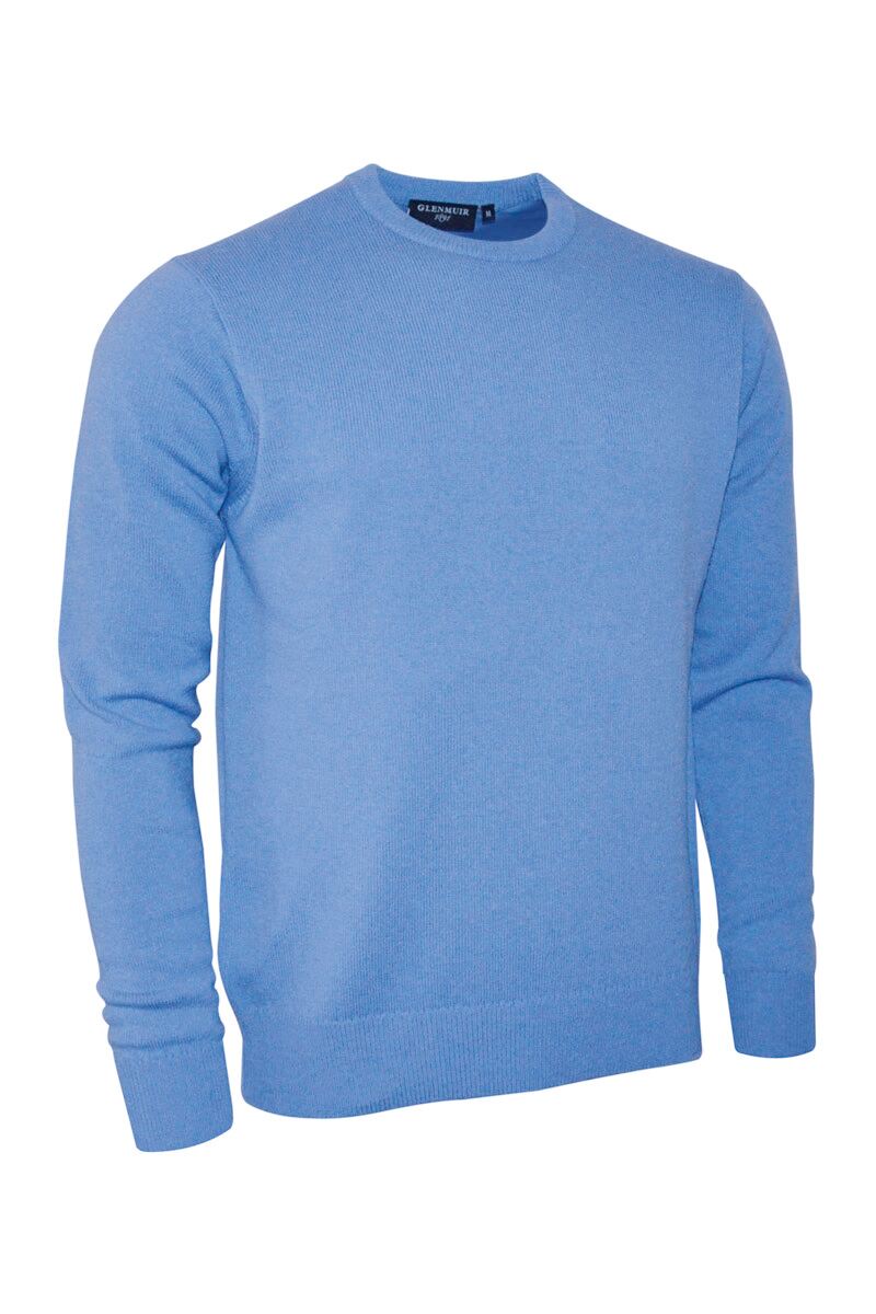 Mens Glenmuir Crew Neck Lambswool Golf Sweater