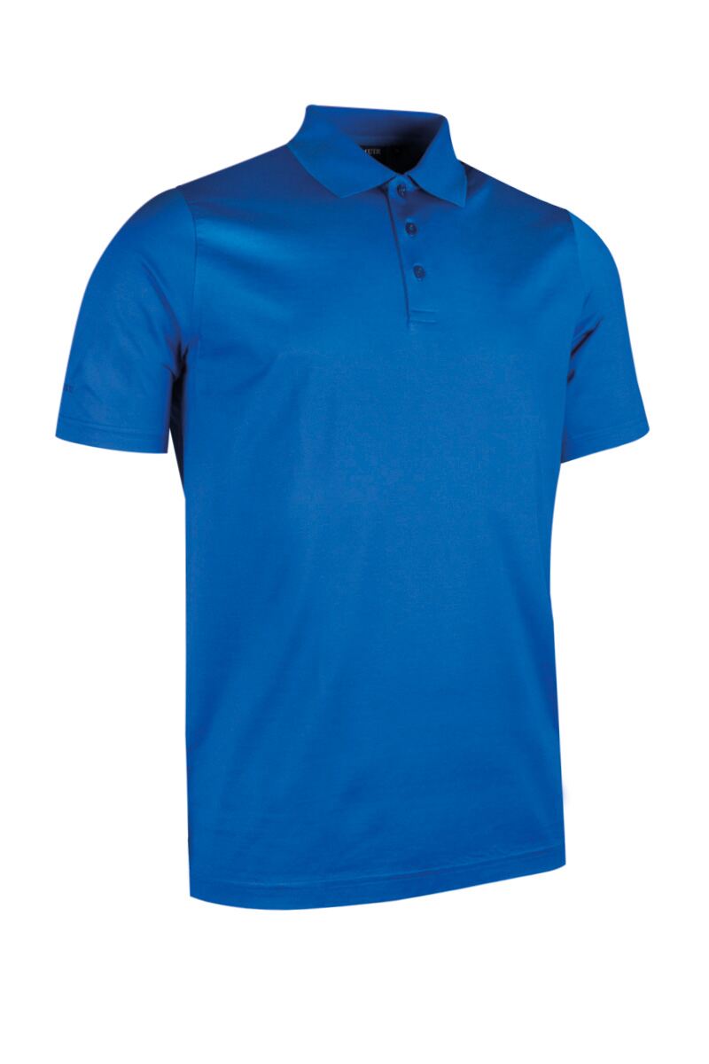 Mens Glenmuir Plain Mercerised Golf Polo Shirt