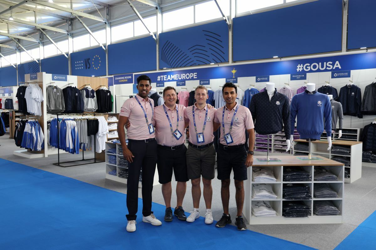 Glenmuir's Ryder Cup Merchandised Area